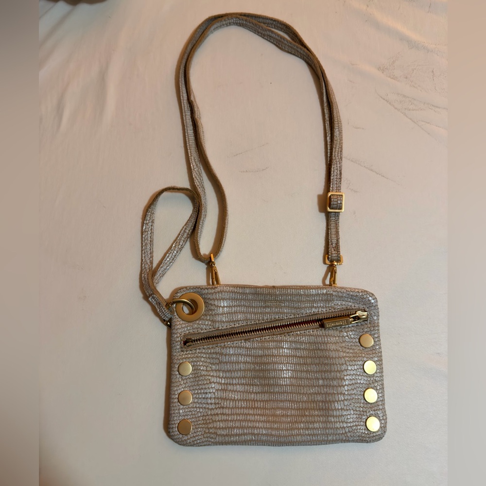 Hammitt Nash Small Wristlet Clutch Crossbody Reptile Snakeskin